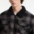 Jimmy Sherpa Lined Trucker Flannel Jacket (4)