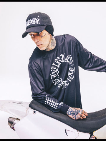 X Travis Barker Check Out Long Sleeve Jersey