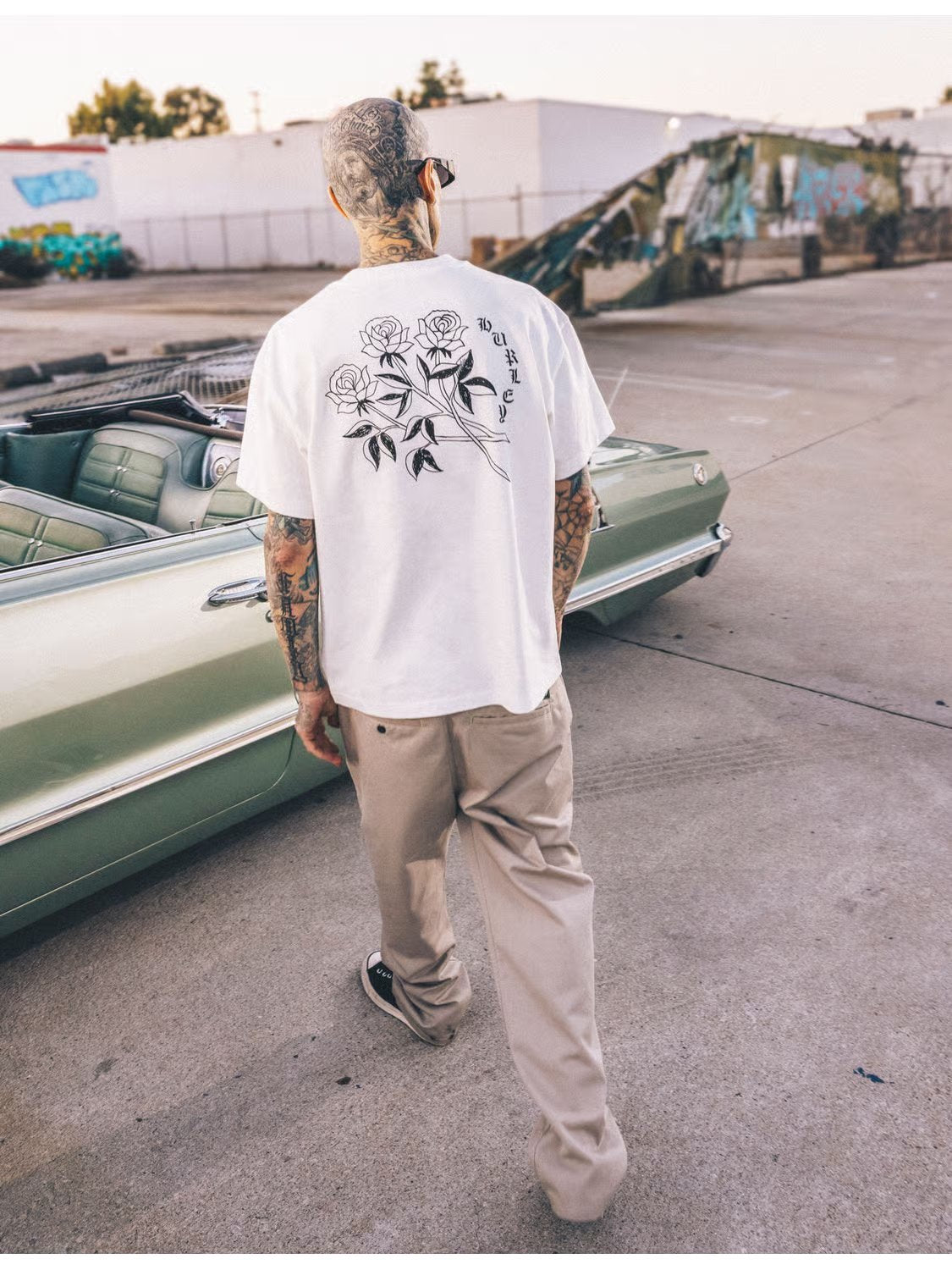 X Travis Barker Old Rose Short Sleeve Tee