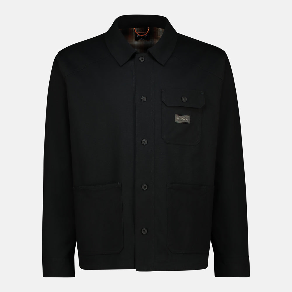 Bixby Flannel Lined Canvas Long Sleeve Shirt