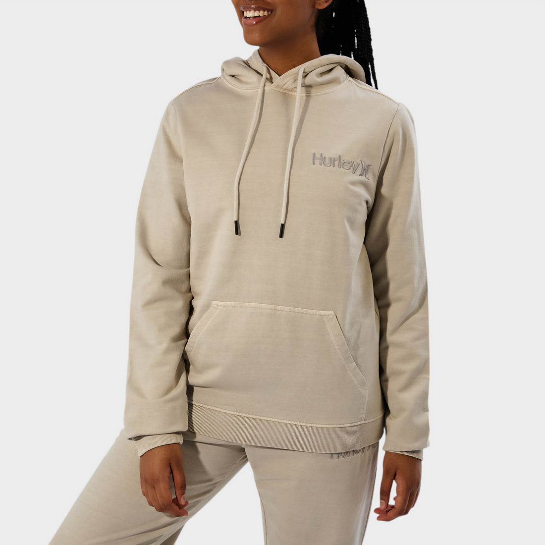 One And Only Small Emb Pullover Fleece