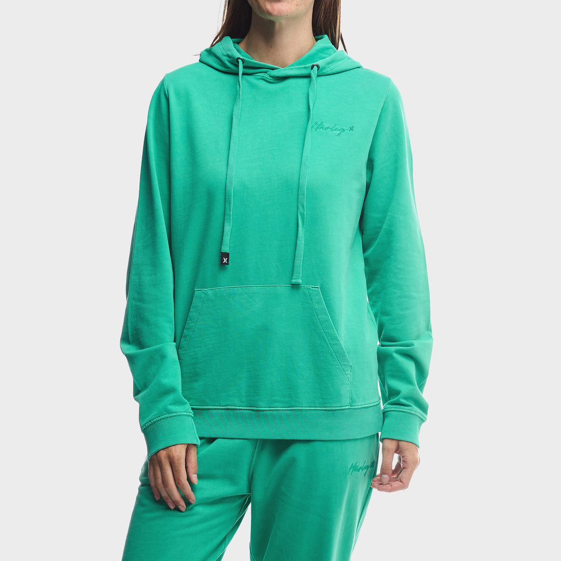 Script Emb Pigment Hoody