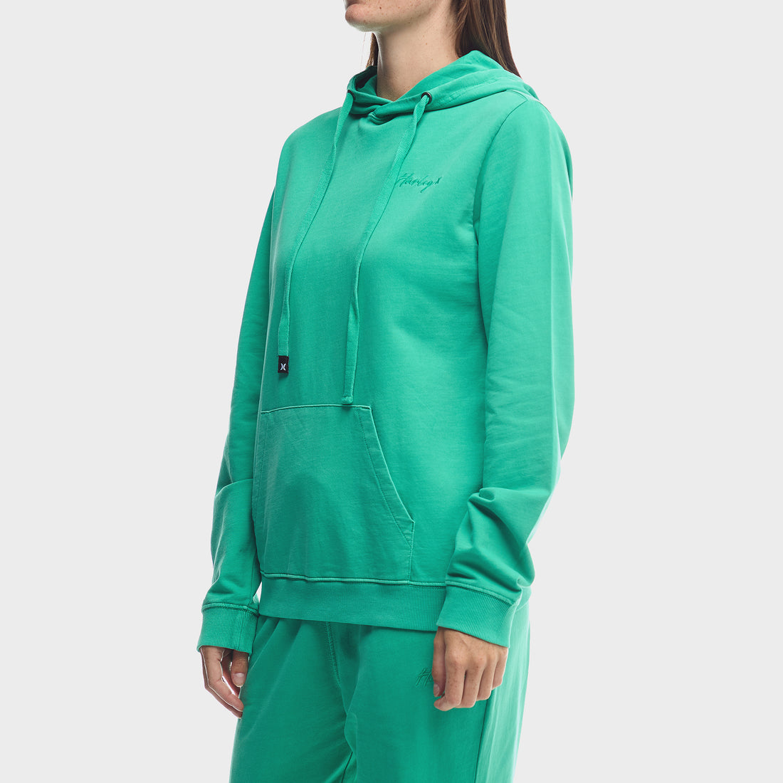 Script Emb Pigment Hoody
