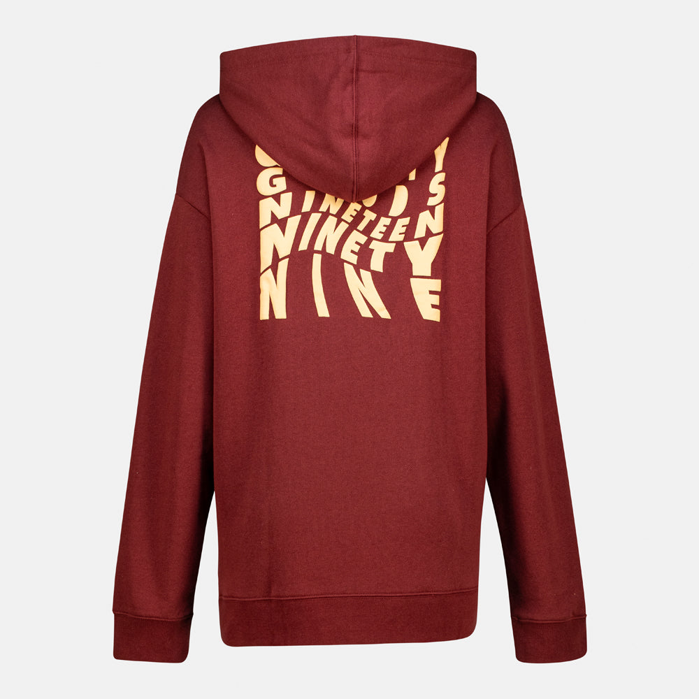 Patch Oversized Hooded Fleece (1)
