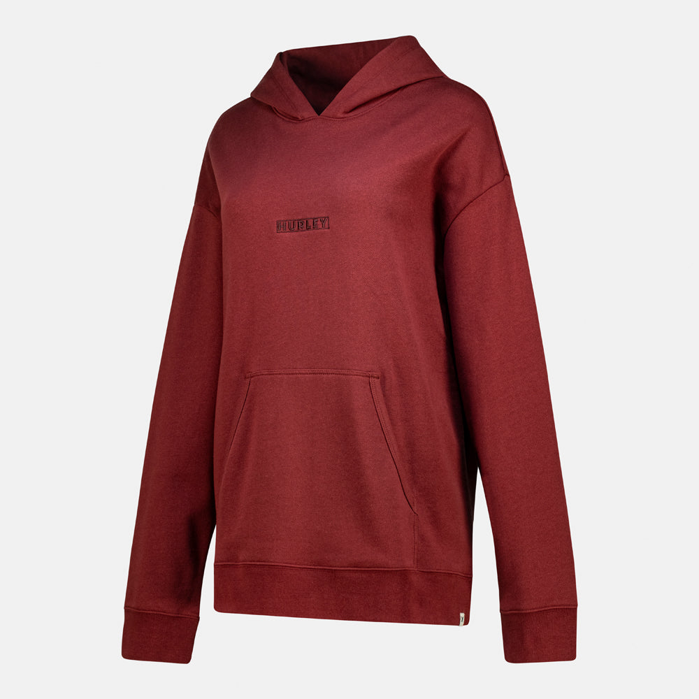 Patch Oversized Hooded Fleece (2)