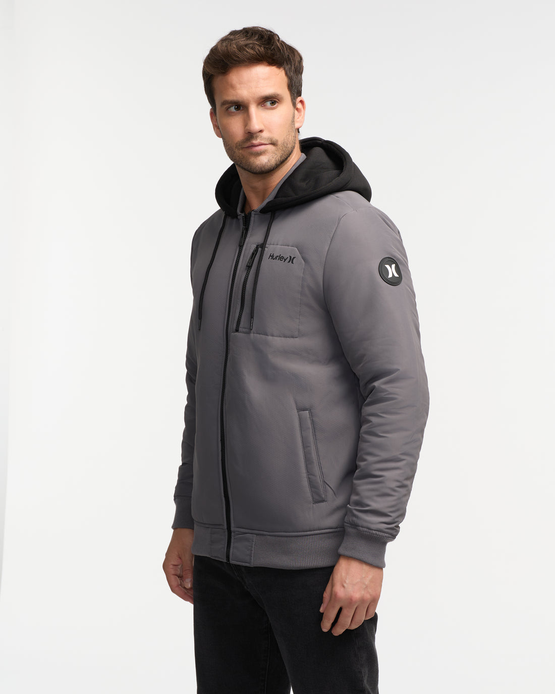 Skyler Sherpa Lined Bomber Jacket