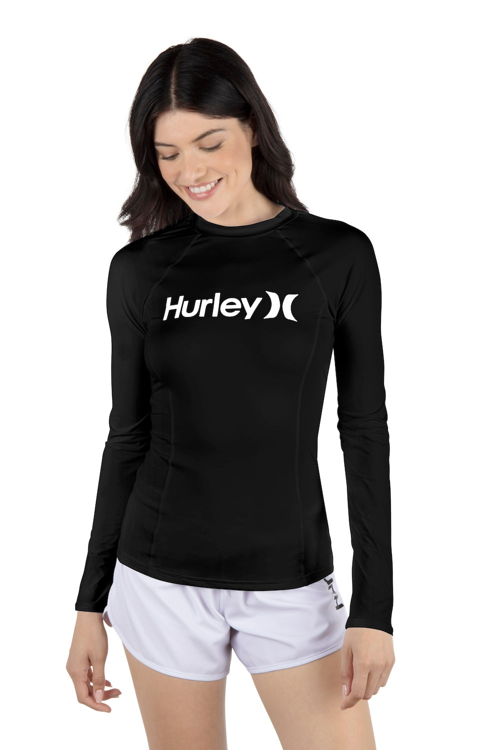 Oao Solid Mock Neck Ls Rg