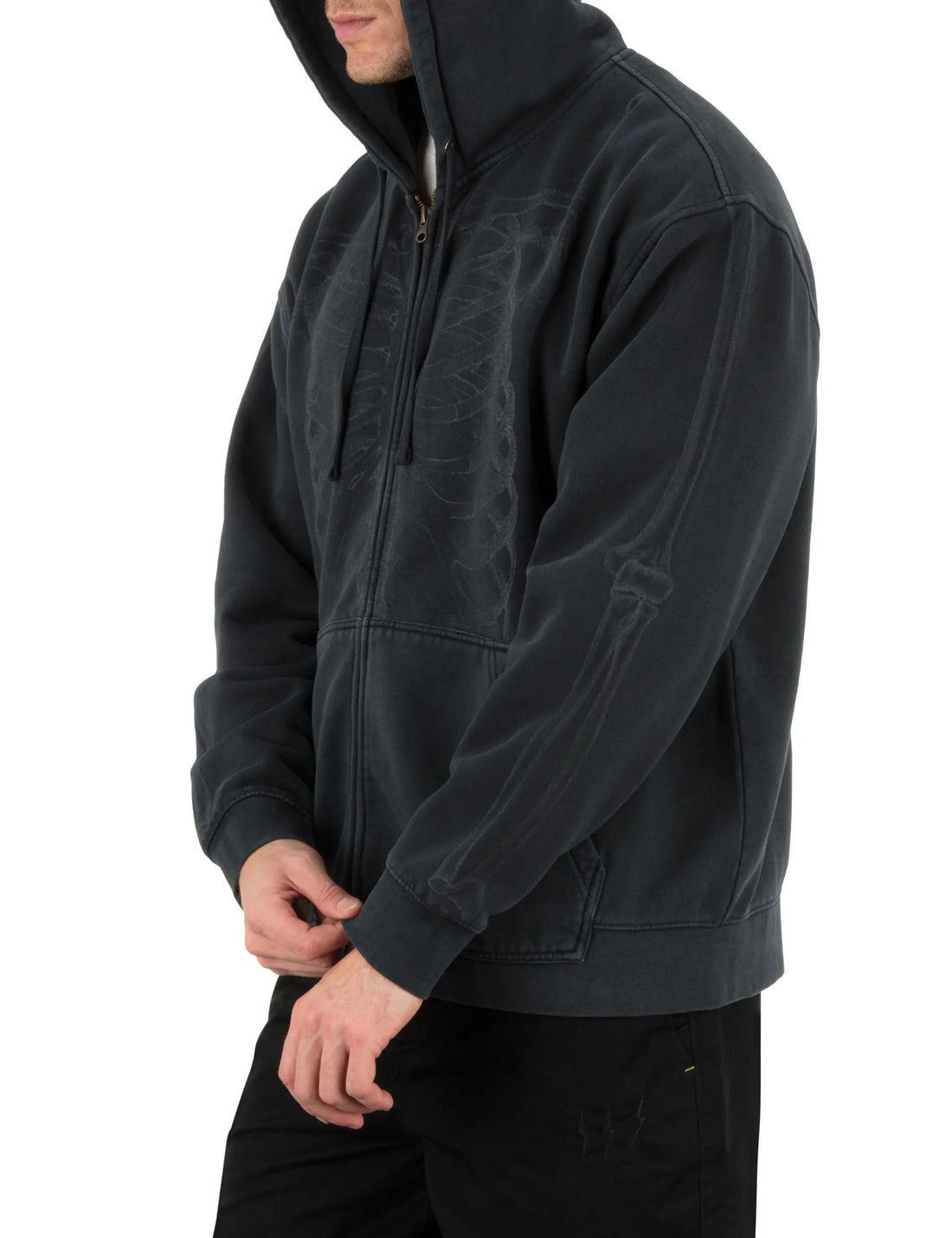 X Travis Barker Bones Zip Hoodie