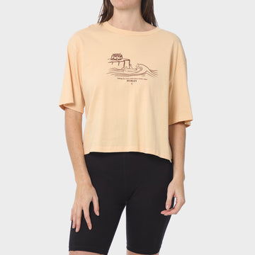 Take The Back Roads Crop Tee